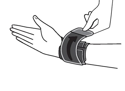 Wrapping secondary strap and securing to desired support level.