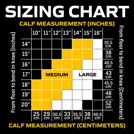 Sizing chart