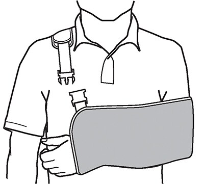 Unfastening and inserting arm.