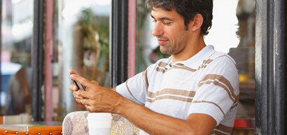 Man on phone