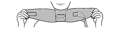 Aligning neck collar.